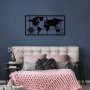 WALLXPERT Zidna dekoracija World Map Metal Decor 7 - slika 3