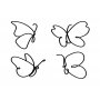 WALLXPERT Zidna dekoracija Butterflies - slika 3