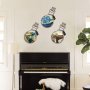 WALLXPERT Zidna dekoracija Art Potion Set of 3 Metal Wall Art APT710 - slika 2