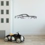 WALLXPERT Zidna dekoracija 1967 Ford Mustang Shelby GT500 Silhouette - slika 3