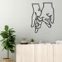 WALLXPERT Zidna dekoracija Pinky Love - slika 2