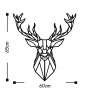 WALLXPERT Zidna dekoracija Deer4 Black - slika 3