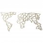 WALLXPERT Zidna dekoracija World Map Gold - slika 2