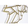 WALLXPERT Zidna dekoracija World Map Gold - slika 4