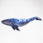 WALLXPERT Zidna dekoracija Reef Whale Metal Wall Art APT651 - slika 4