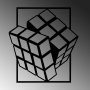 WALLXPERT Zidna dekoracija Rubik's Cube - slika 3