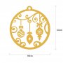 WALLXPERT Zidna dekoracija XMASGOLD 028 - slika 5