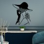 WALLXPERT Zidna dekoracija Striped Woman - slika 1