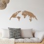 WALLXPERT Zidna dekoracija World Map Small Copper - slika 1