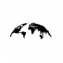 WALLXPERT Zidna dekoracija World Map Small - slika 2