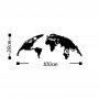 WALLXPERT Zidna dekoracija World Map Small - slika 3