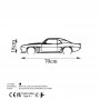 WALLXPERT Zidna dekoracija Chevrolet Camaro Silhouette - slika 5