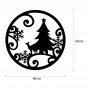 WALLXPERT Zidna dekoracija XMASBLACK 027 - slika 4