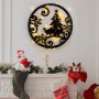 WALLXPERT Zidna dekoracija XMASBLACK 027 - slika 1