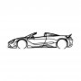 WALLXPERT Zidna dekoracija McLaren 720S Silhouette - slika 4