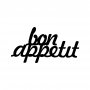WALLXPERT Zidna dekoracija Bon Appetit 1 Black - slika 2