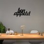 WALLXPERT Zidna dekoracija Bon Appetit 1 Black - slika 1