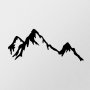 WALLXPERT Zidna dekoracija Mountain Metal Decor - slika 4