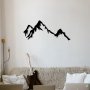 WALLXPERT Zidna dekoracija Mountain Metal Decor - slika 1