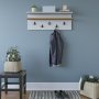HANAH HOME Čiviluk Rolker White Oak - slika 3