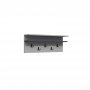 HANAH HOME Čiviluk Rolker White Anthracite - slika 1