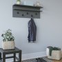 HANAH HOME Čiviluk Rolker Anthracite - slika 3