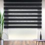 WALLXPERT Zebra zavesa Pliseli Black (110 x 260) - slika 1