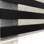 WALLXPERT Zebra zavesa Pliseli Black (110 x 260) - slika 3
