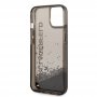KARL LAGERFELD Maska za iPhone 14 LIQ. GLITTER ELONG BLACK (KLHCP14SLCKVK) - slika 1