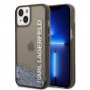 KARL LAGERFELD Maska za iPhone 14 LIQ. GLITTER ELONG BLACK (KLHCP14SLCKVK) - slika 2
