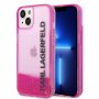 KARL LAGERFELD Maska za iPhone 14 LIQ. GLITTER ELONG PINK (KLHCP14SLCKVF) - slika 2