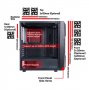 ARMAGGEDDON AERO VII ATX gejmersko kuciste - slika 3