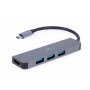 GEMBIRD Tip-C multiport USB hub, 3x USB-A, 1x HDMI (A-CM-COMBO2-01) - slika 1