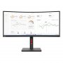 LENOVO ThinkVision T34w-30 (Raven Black) 3440x1440 WLED, HDMI, DP, USB-C, RJ-45, zakrivljen (63D4GAT1EU) - slika 1