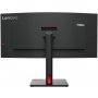 LENOVO ThinkVision T34w-30 (Raven Black) 3440x1440 WLED, HDMI, DP, USB-C, RJ-45, zakrivljen (63D4GAT1EU) - slika 2
