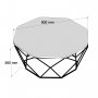 HANAH HOME Sto za dnevnu sobu Diamond Cream - slika 5