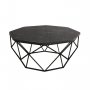 HANAH HOME Sto za dnevnu sobu Diamond Black Marble - slika 1