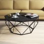HANAH HOME Sto za dnevnu sobu Diamond Black Marble - slika 2