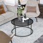 HANAH HOME Sto za dnevnu sobu Startis Black - slika 3