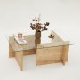 HANAH HOME Sto za dnevnu sobu Escape Sapphire Oak - slika 1