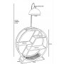 OPVIQ Podna lampa Pluton 534LUN4147 - slika 5