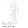 OPVIQ Podna lampa Shelf Lamp 8134 - slika 5