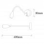 OPVIQ Zidna lampa Reading 3251 - slika 3