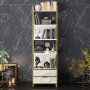 HANAH HOME Polica za knjige Frida 60 Cm White - slika 2