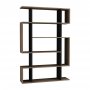 HANAH HOME Polica za knjige Mito Sonoma Oak Anthracite - slika 1