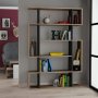 HANAH HOME Polica za knjige Mito Sonoma Oak Anthracite - slika 2