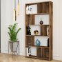 HANAH HOME Polica za knjige Lima Walnut - slika 2