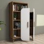HANAH HOME Polica za knjige Form Walnut White - slika 4