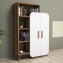 HANAH HOME Polica za knjige Form Walnut White - slika 2