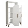 HANAH HOME Polica za knjige Form White - slika 5
